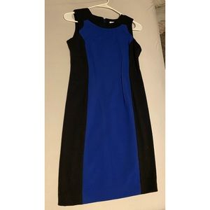 Knee length asymmetrical dress from Calvin Klein